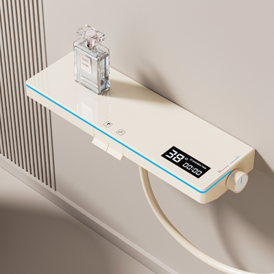 奶白按键双功能极简花洒 奶白按键双功能极简花洒